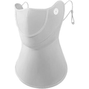 TOPORTY Women Sunscreen Mask Breathable Ice Silk Veil UV Protection Face Neck Cover for Summer Outdoor Sports