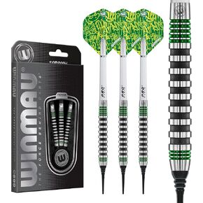 Winmau Darts Advance 500 Series Professional Tungsten Softip Darts Set with Flights and Shafts (Stems)