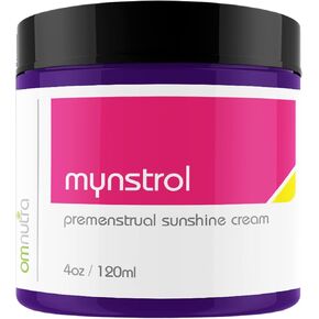 Mynstrol Period Cramp Relief - 4oz Menstrual Cramp Relief Cream | Topical Magnesium Cream | Period Heating Pad for Cramps Cream - OTC Muscle Relaxer Period Relief