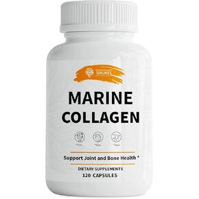 SIRUNES Multi Collagen Peptides Capsules - Non-GMO & Gluten Free Type I, II, III, V, X Hydrolyzed Collagen Supplements with Vitamin C - Supports Healthy Hair, Skin, Nails, & Joints - 100 Capsules