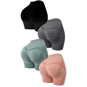 Seamless Cyclist Shorts, High Waist Yoga Pants, Butt Lifting Leggings, Women's Cyclist Shorts