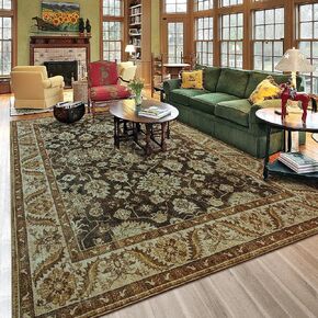 Area Rugs for Bedroom Non-Slip Boho Rug 5x7 Machine Washable Carpet Low Pile Room Rug for Living Room Kids Room Nursery Playroom Kitchen Dining Room Home Office, Purple