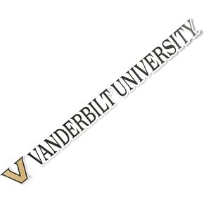 Desert Cactus Vanderbilt University Commodores VU Name Logo Vinyl Decal Laptop Water Bottle Car Scrapbook (15 Inch Sticker)