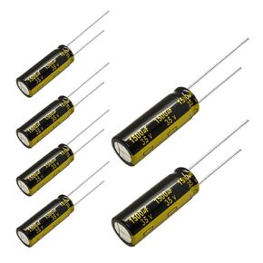 Replacement for 6 pcs Panasonic FM Series Capacitors 35V 1500uf Low ESR Impedance 105°C