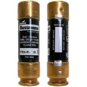كوبر بوسمان BP/FRN-R-40ID 250 فولت فئة الحد الحالي RK5 فيوز مع عنصر فيوسيترون المزدوج وتأخير الوقت، 2 حزمة