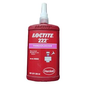 Genuine Henkel Loctite 222 X 250ml Low Strength - Threadlocker - All Metal Adhesive - Glue