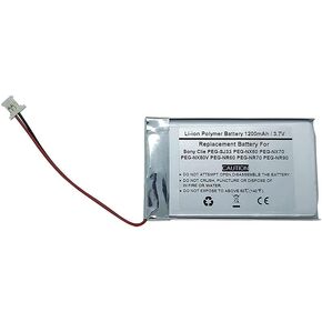 1200mAh 3.7V Replacement Battery for Sony Clie PEG-SJ33, PEG-TG50, PEG-TH55, PEG-NX70, PEG-NX70V, PEG-NX80V, PEG-NR60, LIS1241
