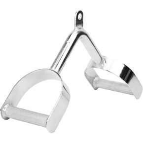 Keenso Row Attachment Handle,Heavy Steel Double D Row Handle Cable Attachment for Rowing Machine