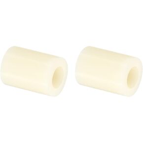 PATIKIL M6 Round Spacer Washer, 12 Pack Nylon 6.2mm ID x 11mm OD x 15mm L for M6 Screws Block 3D Printer TV Wall Mounting Electrical Outlet, Beige
