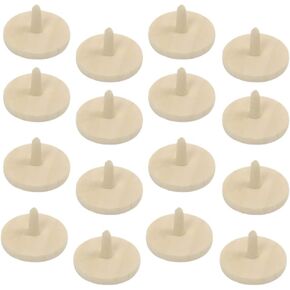 LIOOBO Golf Ball Position Marker Wooden: 30 Pcs Ball Position Markers Golf Ball Positioning Markers Round Golf Ball Marker