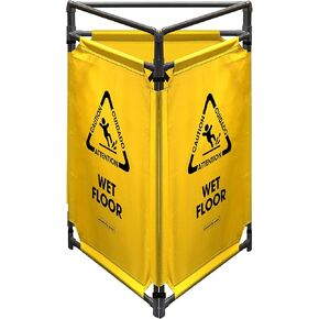 Essentially Yours "Restricted Area" Foldable Safety Barricade | High Visibility Red 3 Foot Lightweight Portable Safety Barrier with Heavy Duty PVC Frame