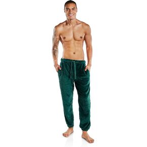 JOE BOXER Tonal Smiley Print Plush Pajama Pants, Mens Joggers PJ Pants, Mens Lounge Pants with Pockets, Mens Pajama Gifts