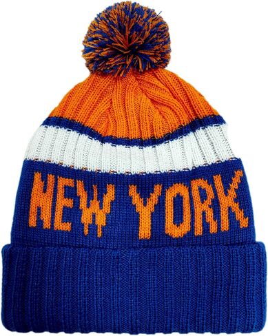 Baseball Team City Beanie Hat, Cuffed Knit Soft Headwear Hat for Women Men Youth, Sports Stylish Winter Hat, Gift for Fans in Saudi Arabia