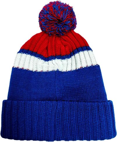 Baseball Team City Beanie Hat, Cuffed Knit Soft Headwear Hat for Women Men Youth, Sports Stylish Winter Hat, Gift for Fans in Saudi Arabia