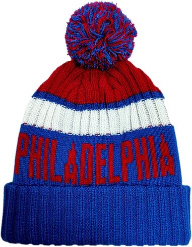 Baseball Team City Beanie Hat, Cuffed Knit Soft Headwear Hat for Women Men Youth, Sports Stylish Winter Hat, Gift for Fans in Saudi Arabia