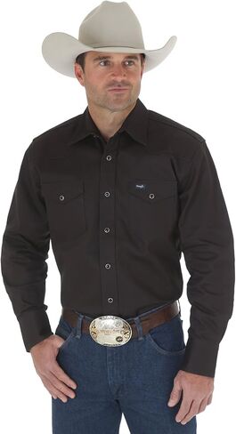 قميص عمل رجالي غربي طويل الأكمام بكبسولة من Wrangler in Kuwait