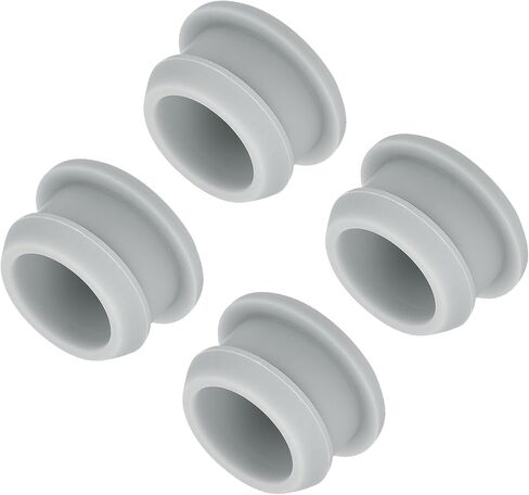 MECCANIXITY Silicone Snap in Locking Hole Plugs,Rubber Panel Seal Cover Flush Type Panel Round for Kitchen Rubber Bulkheads Waterproof Sealing Plugs 20mm/0.79 Inch Diameter Grey,Pack of 4 in Saudi Arabia