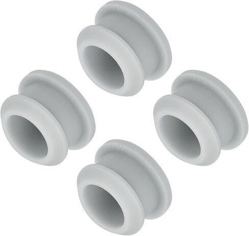 MECCANIXITY Silicone Snap in Locking Hole Plugs,Rubber Panel Seal Cover Flush Type Panel Round for Kitchen Rubber Bulkheads Waterproof Sealing Plugs 20mm/0.79 Inch Diameter Grey,Pack of 4 in Saudi Arabia