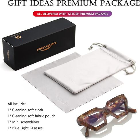 AIEYEZO Thick Cat Eye Glasses Fashion Blue Light Glasses for Women Cateye Computer Glasses Anti Eyestrain & Prevent Headache (Flower) in Saudi Arabia