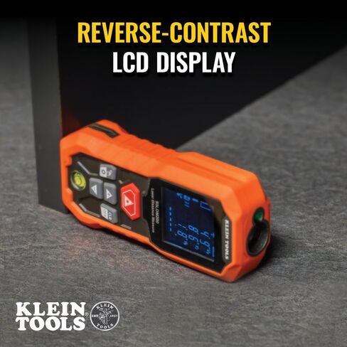 Klein Tools 93LDM100C Compact Laser Distance Measure, Measures in Feet, Inches, Meters in Saudi Arabia