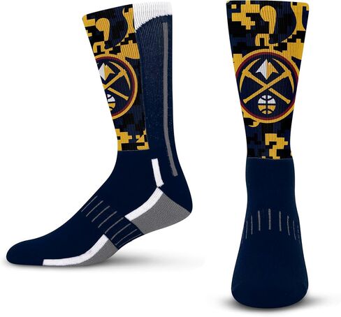 For Bare Feet Unisex Kid's NBA Digi Mashup Crew Sock Youth in Saudi Arabia