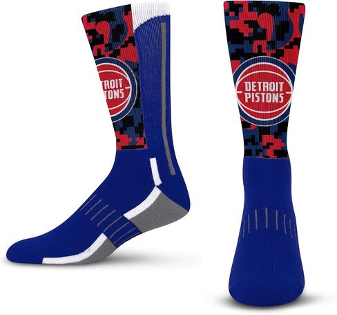 For Bare Feet Unisex Kid's NBA Digi Mashup Crew Sock Youth in Saudi Arabia
