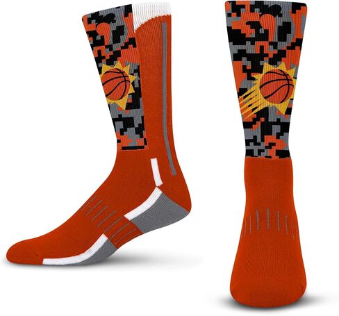For Bare Feet Unisex Kid's NBA Digi Mashup Crew Sock Youth in Saudi Arabia
