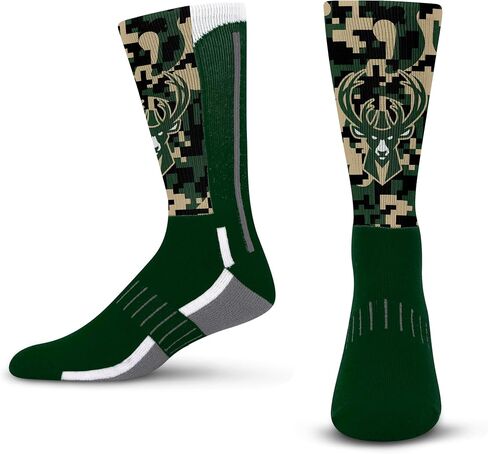 For Bare Feet Unisex Kid's NBA Digi Mashup Crew Sock Youth in Saudi Arabia