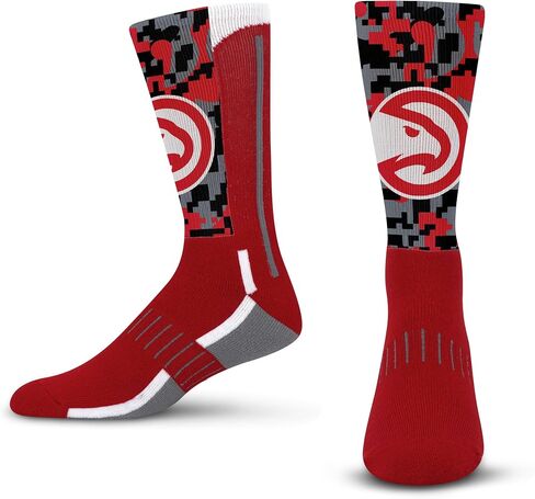 For Bare Feet Unisex Kid's NBA Digi Mashup Crew Sock Youth in Saudi Arabia