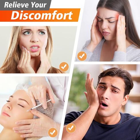 Face Heating Pad Jaw Heating Pad Wearable Heating Pad for Face, Jaw Chin, Wisdom Teeth, Oral with 3 Heat and Timings Heated Face Wrap Chin-Hugging Design in Kuwait