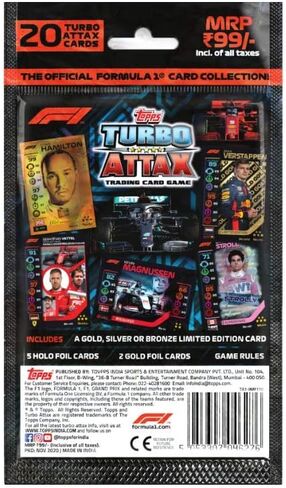 Topps F1 Turbo Attax Trading Card Game Multipack in Saudi Arabia
