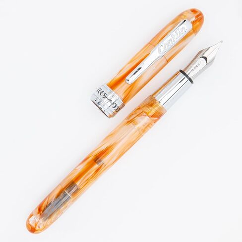 Conklin Symetrik Fountain Pen Blue Supernova, Extra Fine Nib - Exquisite Luxury Pen for Men & Women – Perfect for Office, Business, School, Gifts, Journaling, and Autographs in Saudi Arabia
