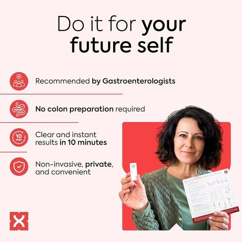 COLONOX FIT - at Home Colon Screening FIT Test - 3 Pack, Clinical Grade Fecal Occult Blood Test in Saudi Arabia