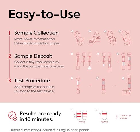 COLONOX FIT - at Home Colon Screening FIT Test - 3 Pack, Clinical Grade Fecal Occult Blood Test in Saudi Arabia