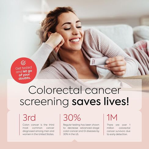 COLONOX FIT - at Home Colon Screening FIT Test - 3 Pack, Clinical Grade Fecal Occult Blood Test in Saudi Arabia