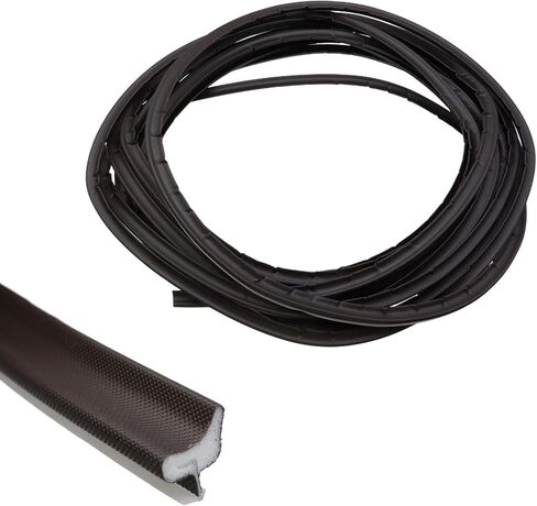 تجريد باب النوافذ بطول 26 قدمًا، ختم باب كيرف من إسفنج البولي يوريثان، ختم باب شريط عازل للصوت للفجوة، ختم تثبيت فتحة البطاقة - مناسب لأخدود 0.12 بوصة ~ 0.2 بوصة (3 ~ 5 مم)، بني in Kuwait