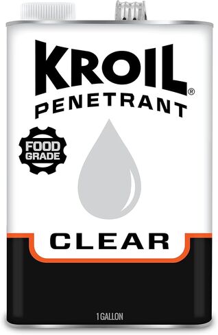 زيت كرويل الشفاف المخترق للطعام (علبة زيت - 1 جالون - مفردة) | عديم الرائحة وغير ملوث للصدأ الصناعي | مسجل لدى NSF-H1، ومعتمد للشريعة اليهودية (CKL011) in Kuwait