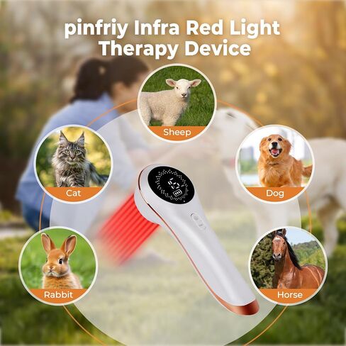Infra Red Light Therapy Device for Muscle Joint Pain Relief, Handheld Near Infrared Light Treatment Body, Knee, Shoulder, Back, Portable Infrared Therapy at Home Dog, Cat, Horse in Saudi Arabia