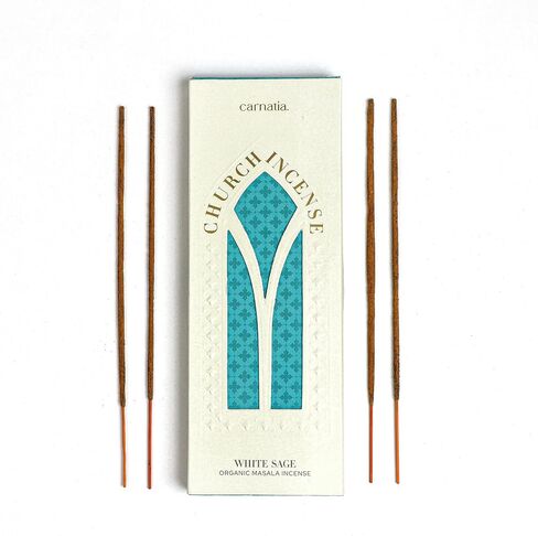 Frankincense & Myrrh Carnatia Church Incence Collection - Pack of 100 Handrolled Masala Sticks | Purifying, Long-Lasting Fragrance for Spiritual Cleansing & Meditation in Saudi Arabia