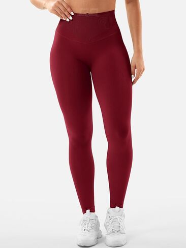 QOQ Hidden Butt Scrunch Leggings High Waisted Workout Leggings for Women Seamless Butt Liftting Tummy Control Gym Yoga Pants in Saudi Arabia