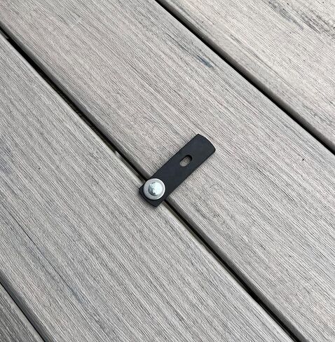 أدوات Keyfit مرساة سطح السفينة منخفضة المستوى، نقطة ربط سطح السفينة الخفيفة (4 عبوات) لفجوات سطح السفينة، لا توجد حاجة إلى أدوات، أقصى حمل 40 رطلاً in Kuwait