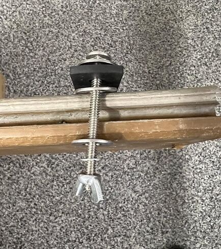 أدوات Keyfit مرساة سطح السفينة منخفضة المستوى، نقطة ربط سطح السفينة الخفيفة (4 عبوات) لفجوات سطح السفينة، لا توجد حاجة إلى أدوات، أقصى حمل 40 رطلاً in Kuwait