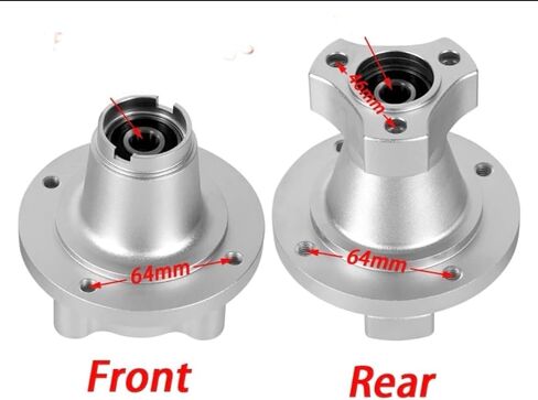المحور الأمامي للدراجة الصغيرة. محور العجلة الأمامية من سبيكة CNC للقرد Z50. 12 ملم. فضي in Kuwait