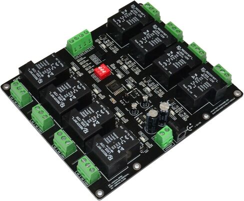 HD30A 8 قناة I2C وحدة التتابع الكهرومغناطيسي 12 فولت PCF8574 اردوينو التوت الثقيلة نوع الصناعية 30A in Kuwait