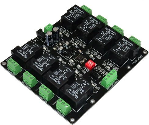 HD30A 8 قناة I2C وحدة التتابع الكهرومغناطيسي 12 فولت PCF8574 اردوينو التوت الثقيلة نوع الصناعية 30A in Kuwait