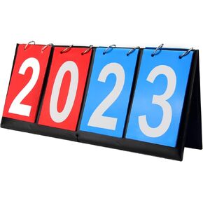 Scoreboard Score Keeper,Volleyball Basketball Tennis Table Tennis Scoreboards(4-Digital)
