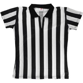 Crown Sporting Goods Women's Official Striped Referee/Umpire Jersey
