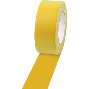 Champion Sports Vinyl Tape, 2" Wide x 60 Yards Long, Yellow - Durable Floor Marking Tape for Social Distancing, School, Gyms, Restaurants - Tough Floor Tape for Heavy Foot Traffic and Equipment