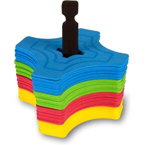 Pro Disc Cones Agility Training Markers,40 Pack,Flat Field Cones Floor Dots for Football, Basketball, Agility Soccer Cones,Field Cone Markers,Agility Round Field Marker Cones