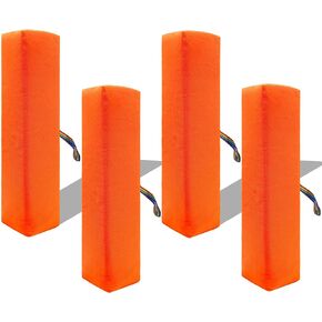 Joewuzun Football End Zone Pylons Weighted Anchorless Football Field Markers Football Yard Down Marker Goal Training Sporting Equipments